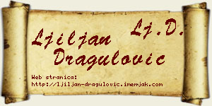 Ljiljan Dragulović vizit kartica